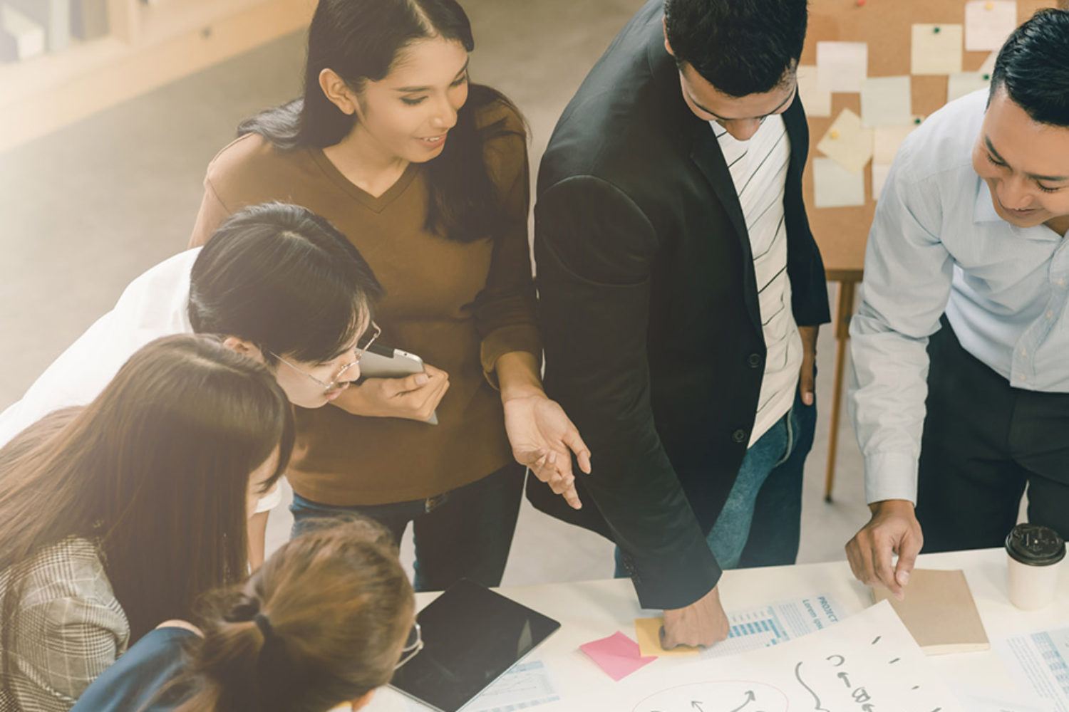 Teamwork zwischen Marketing und Vertrieb