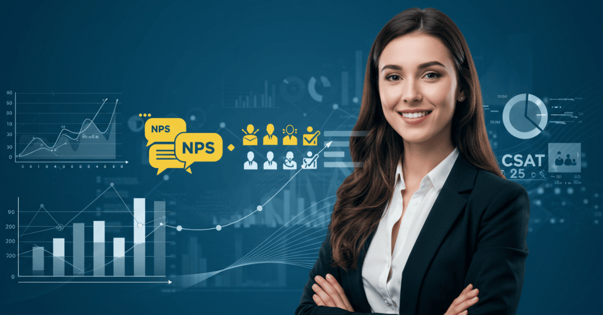 Kundenzufriedenheit mit NPS und CSAT ermitteln.